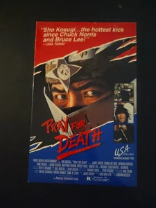 Pray For Death VHS, 1985 Big Box Videocassette  Sho Kosugi Ninja Film Untested - Bild 1 von 13