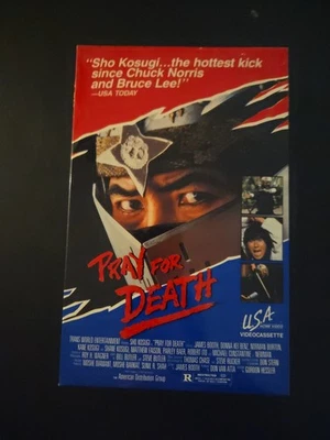 Pray For Death VHS, 1985 Big Box Videocassette  Sho Kosugi Ninja Film Untested - Image 1 of 4