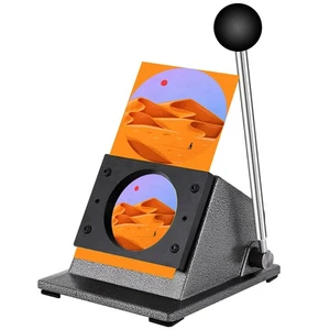 1"/25mm Button Paper Cutter 1.38"/35mm Circle Cutter Paper Puncher Precise Gr... - Bild 1 von 5