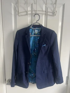 Ted Baker Navy Blazer Size Age 14 - Picture 1 of 6
