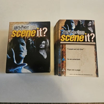 Harry Potter Scene It Complete Cinematic Journey Replacement Question Cards - Image 1 of 2