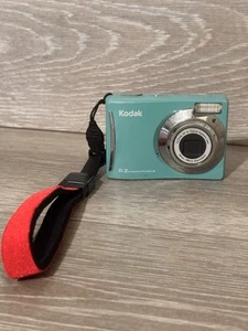 Kodak EasyShare C140 8.2MP Digital Camera - Teal Blue Aqua Tested & Working - Picture 1 of 15