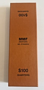 Viertel Rollen Aufbewahrungsbox - $100 Kapazität - hält 10 verpackte Münzrollen - Bild 1 von 2