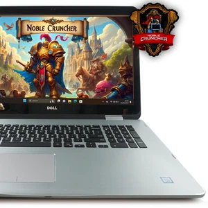Fast Gaming Dell 17" 2 in 1 Touch Laptop Intel i7 Up To 3.5GHz 32GB 512GB SSD - Picture 1 of 7