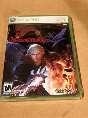 Devil May Cry 4 (Microsoft Xbox 360, 2008) Brand New Sealed w/ Book - Image 1 of 4
