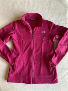 The North Face Fleecejacke Damen Gr. Small Hot Pink durchgehender Reißverschluss Taschen - Bild 1 von 13