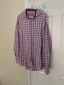 Robert Graham Dress Shirt Men Size XL XXL Pink/Purple Collared Long Sleeve - Bild 1 von 11