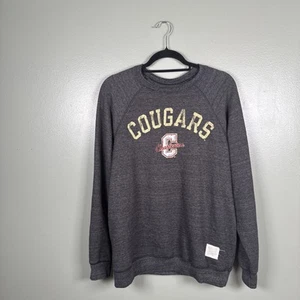 Charleston Cougars Collegiate Sweatshirt Heathered Dark Gray Men’s Size Medium - Picture 1 of 7