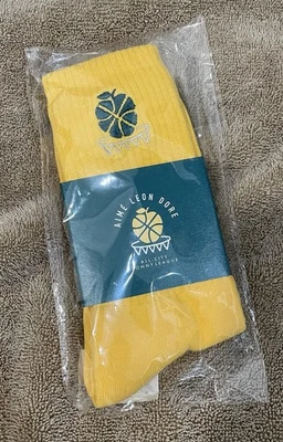 Aime Leon Dore x New Balance Sonny League Crew Socks Mimosa Yellow, O/S - Image 1 of 3