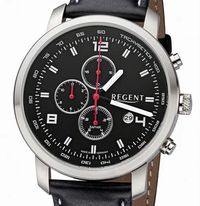 Regent GM-2108 Made in Germany Herrenuhr Chronograph Saphirglas UVP* 248,00 EUR - Picture 1 of 3