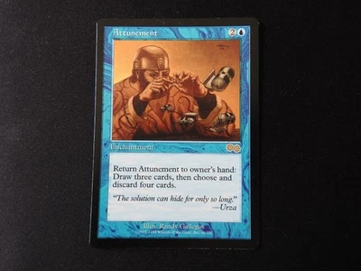 Attunement LP [Urza's Saga] #1 Mtg Magic Free Tracking! - Image 1 of 2
