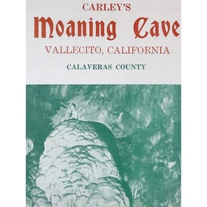 Carleys Moaning Cave Vallecito Kalifornien Vintage Reiseführer Sammlerstück Ephem - Bild 1 von 8