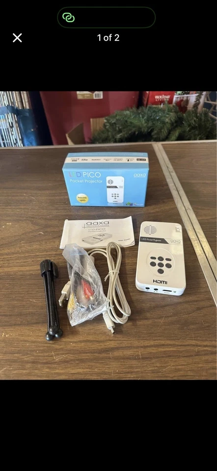 AAXA Led Pico Pocket Projectors 720 Mini HDMI  - Image 1 of 2