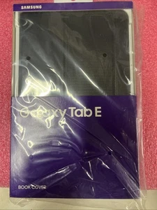 Original Genuine Galaxy Samsung 9.6 Book Cover Black for Tab E Brand New Sealed - Picture 1 of 2