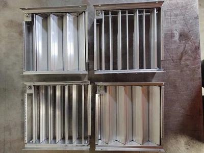 4 Pack 8"x8" Titus AG95AA Aluminum Oppose Blade Dampers — 第 1/2 张图片