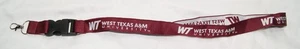 west texas A&M Büffel Schlüsselband weinrot & weiß - Bild 1 von 4