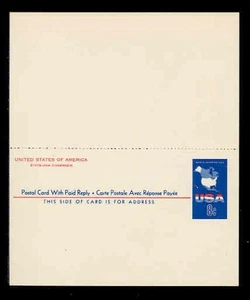 UY20 - MINT UNFOLDED MESSAGE-REPLY CARD - Picture 1 of 2