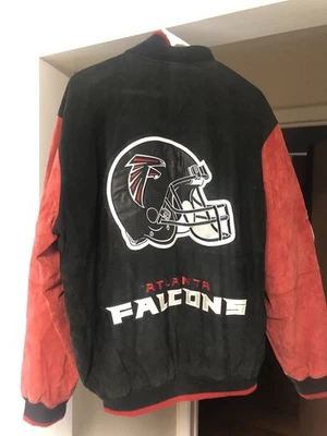 Chaqueta de gamuza de cuero Atlanta Falcons Foto 1 de 4
