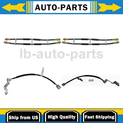 For 1996-1999 Chrysler Grand Voyager 3.8L Front Rear Brake Hose Dorman 4PCS - Image 1 of 4