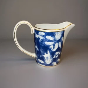 RALPH LAUREN ROUND HILL CREAMER SMALL PITCHER BLUE ON BRIGHT WHITE PORTUGAL GVUC - Picture 1 of 4