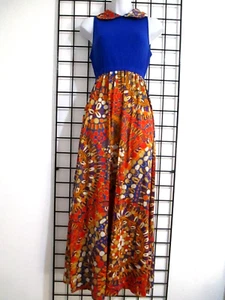 VINTAGE LOUNGEWEAR BY GOSSARD 🌸 XS SMALL / 32" BRUSTUMFANG MAX== 70ER JAHRE MAXIKLEID KLEID - Bild 1 von 5
