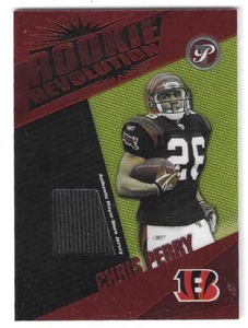 2004 TOPPS PRISTINE CHRIS PERRY ROOKIE REVOLUTION PLAYER WORN JERSEY #RR-CP   - Picture 1 of 2
