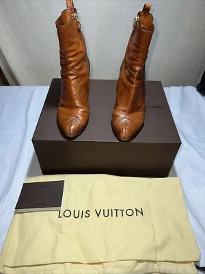 Auténticos Botines Louis Vuitton Marrón Mujer Talla 37 (7 Estados Unidos) Foto 1 de 4