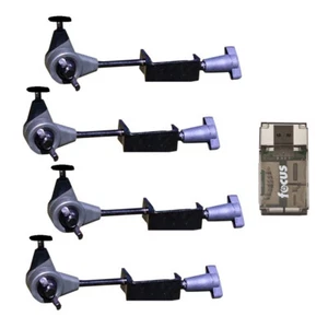 HME Products T-Post Trail Camera Holders 4-Pack: Mounts Game Cams to Fence Posts - Picture 1 of 7