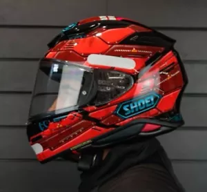 SHOEI Z-8 FORTRESS Full Face Helmet Red Black Size:M 57cm New - Bild 1 von 7