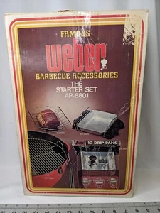 Famous Weber Grill Barbecue Accessories Starter Kit AP8801 Incomplete - Picture 1 of 23