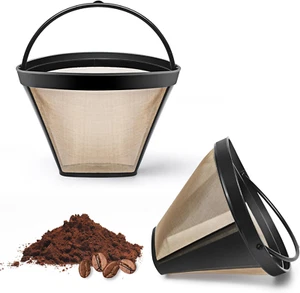 Reusable #4 Cone Coffee Filter Basket for Cuisinart Coffee Makers Cuisinart Coff - Picture 1 of 12