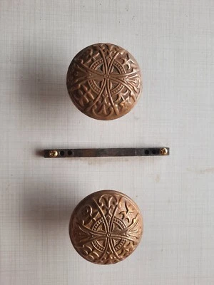 Original antique Eastlake "Vernacular" doorknob set by Lockwood Mnft. (H-20600) - Image 1 of 4