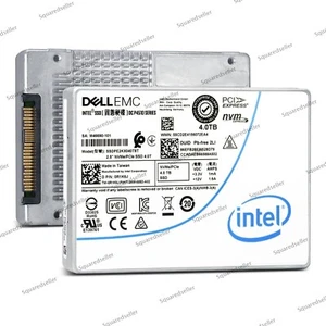Intel P4510 4TB DELL SSD 2.5" U.2 PCIe NVME Solid State Drive SSDPE2KX040T8T - Picture 1 of 3