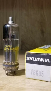Un (1) tubo de vacío Sylvania 18 GB5 NUEVO EN CAJA Hickok probado FUERTE - Imagen 1 de 2