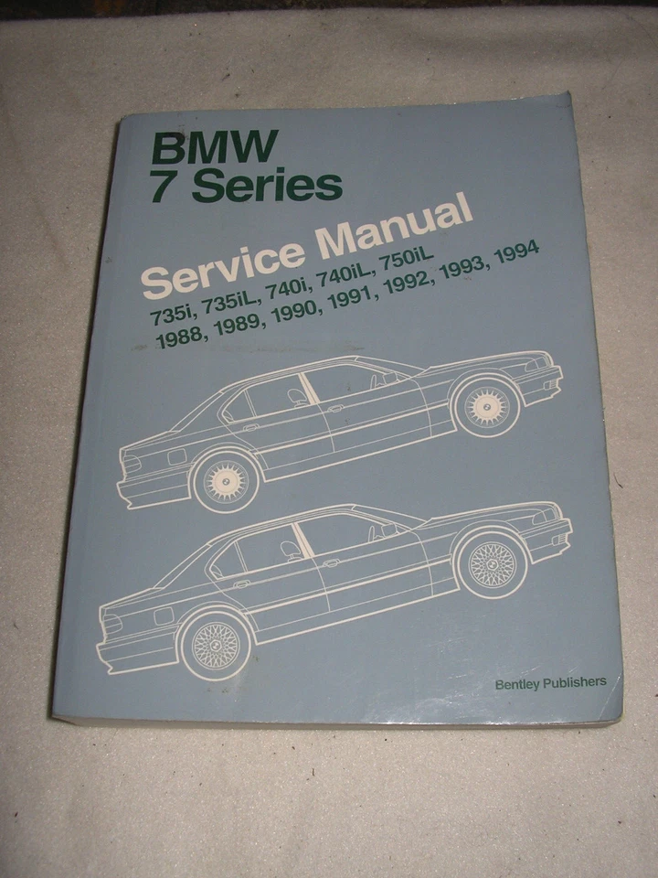 1988 1989 1990 1991 1992 1993 1994 BMW Serie 7 Manual de servicio 735i 740i 750il Foto 1 de 1