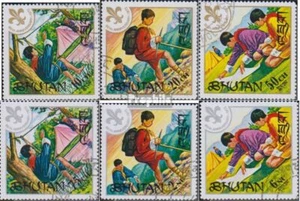 bhutan 480A-485A used 1971 Scouting - Picture 1 of 1