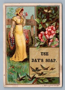 TARJETA COMERCIAL VICTORIANA JABÓN DEL DÍA DE FILADELFIA - Imagen 1 de 2