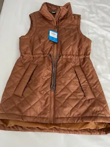 Columbia Women's Copper Crest Mid Vest in Camel Brown (SMALL) - Picture 1 of 13