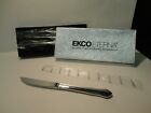 Vintage Ekco Steak Knives Usa Set 8 Vanadium Old Herritage Stainless