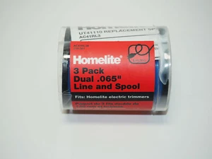 3-Pack Homelite Genuine OEM AC41RL3 Autofeed Dual .065” Replacement Line & Spool - Picture 1 of 3