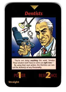 Dentists Base Set card INWO Illuminati New World Order Game - Picture 1 of 4