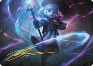MTG Magic FIN Final Fantasy - 1x EN NM Art Series 16/53 Shantotto STAMPED - Picture 1 of 1