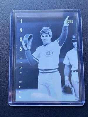 Pete Rose #77 1994 Upper Deck Baseball: The American Epic Cincinnati Reds 1985 - Image 1 of 4