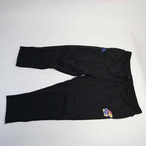 Kansas Jayhawks adidas Athletic Pants Men's Black New Cover