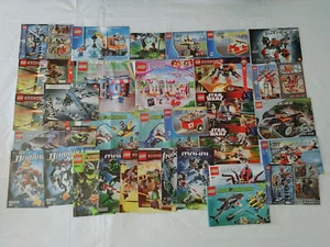 Lego Instruction Manuals Lot of 30 Plus - SEE LIST - Star Wars and others #23000 - Picture 1 of 10