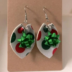 Pendientes de imitación de cuero - Imagen 1 de 1