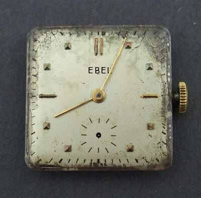 Movimiento de reloj vintage para piezas o reparación - EBEL 17J 112 Foto 1 de 2