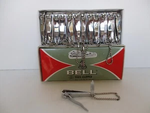 SCATOLA 24 TAGLIAUNGHIE ACCIAIO INOX LIMETTA CATENELLA "BELL" - Picture 1 of 4