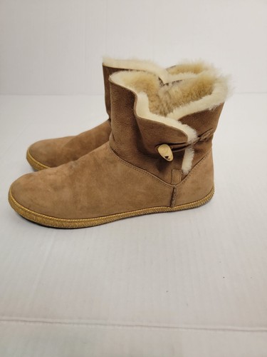 Stivali UGG Australia Granato Donna Taglia 10 Shearling Casual 1007755 Marrone Chiaro