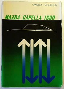 MAZDA CAPELLA 1600 OWNER'S MANUAL FIRST GENERATION VINTAGE 1970 1st Ed SC - Picture 1 of 1